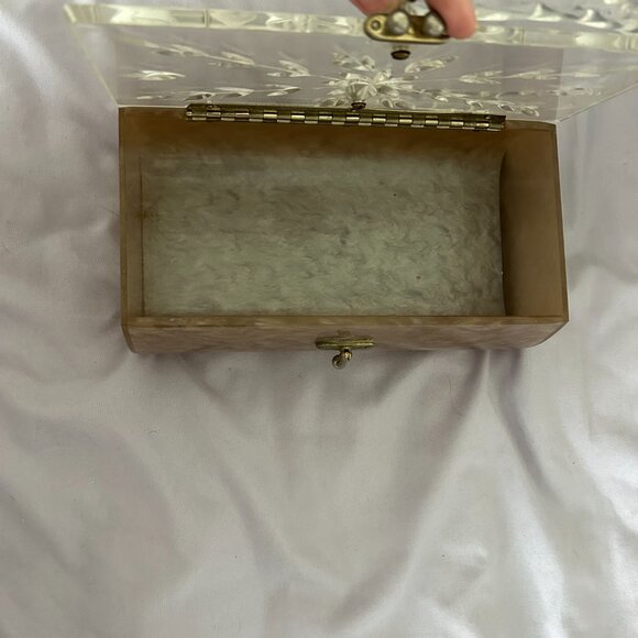 Lucite Box Purse 1950s Rockabilly - Picture 8 of 8